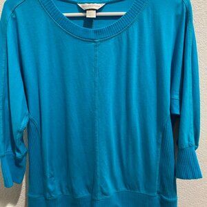 Share Christopher & Banks Size Large Top 3/4 Sleeve Great Condition Soft